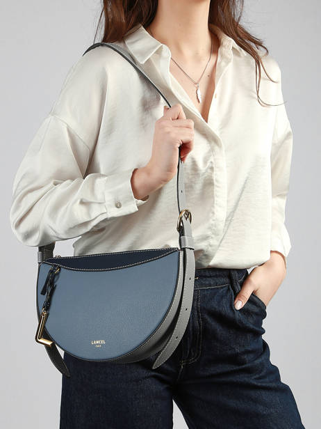 Cross Body Tas Faubourg Leder Lancel Blauw faubourg A13545 ander zicht 1